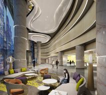 The QUBE Shanghai Hongqiao Lobby