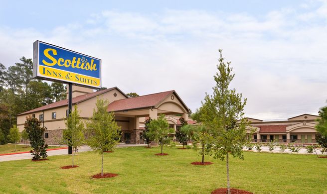 Scottish Inns & Suites Conroe TX Exterior