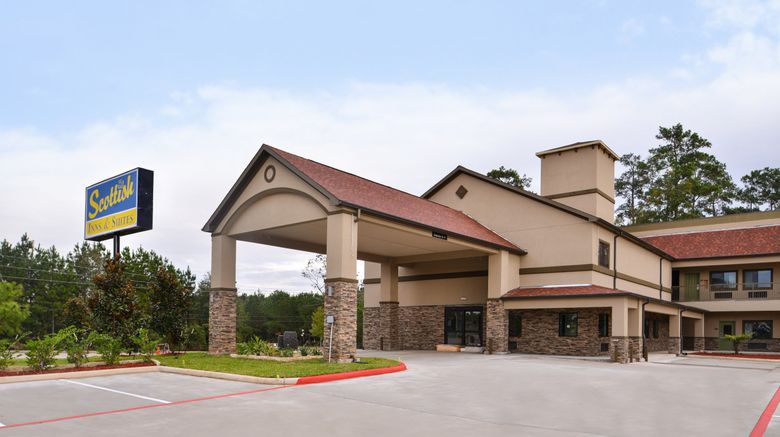 <b>Scottish Inns & Suites Conroe TX Exterior</b>. Images powered by <a href="https://www.leonardoworldwide.com/" title="Leonardo Worldwide" target="_blank">Leonardo</a>.