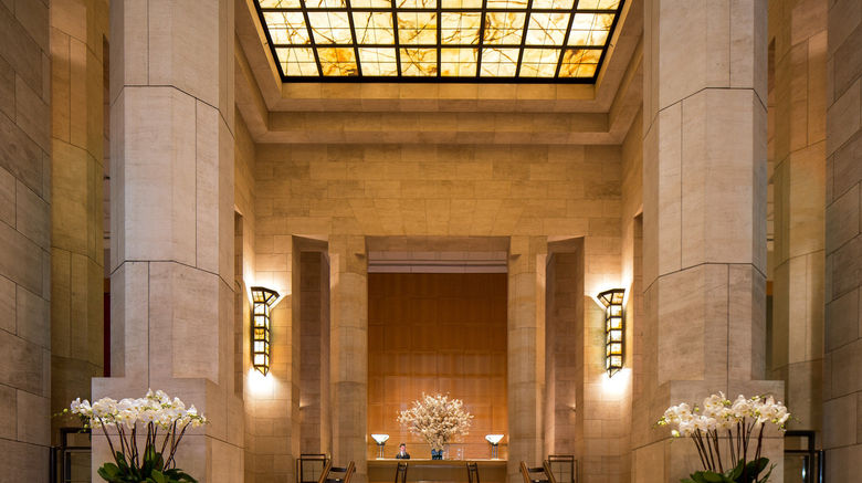 <b>Four Seasons Hotel New York Lobby</b>. Images powered by <a href=https://www.travelagewest.com/Hotels/New-York-NY/