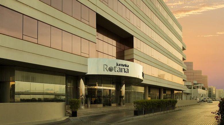 Jumeira Rotana Exterior. Images powered by <a href="https://www.leonardoworldwide.com" target="_blank" rel="noopener">Leonardo</a>.