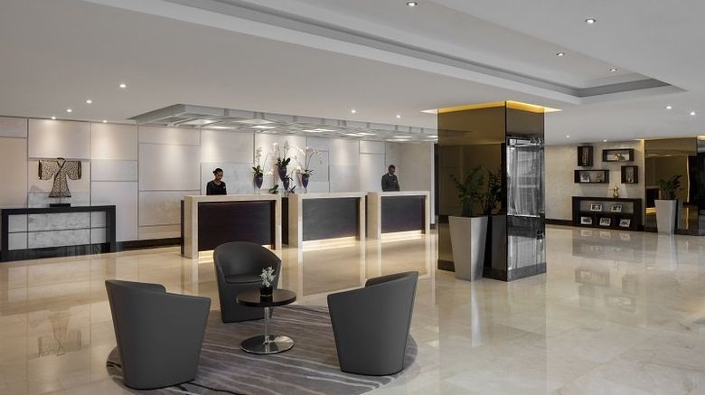 <b>Jumeira Rotana Lobby</b>. Images powered by <a href="https://www.leonardoworldwide.com/" title="Leonardo Worldwide" target="_blank">Leonardo</a>.