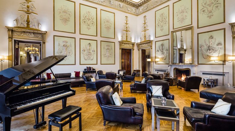 Relais Santa Croce Lobby. Images powered by <a href=https://www.travelweekly.com/Hotels/Florence/