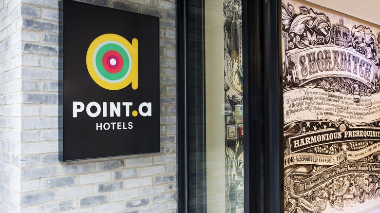 <b>Point A Shoreditch Exterior</b>. Images powered by <a href="https://www.leonardoworldwide.com/" title="Leonardo Worldwide" target="_blank">Leonardo</a>.