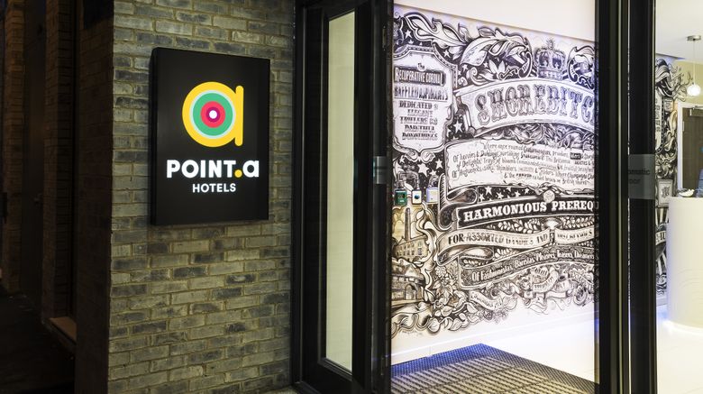 <b>Point A Shoreditch Exterior</b>. Images powered by <a href="https://www.leonardoworldwide.com/" title="Leonardo Worldwide" target="_blank">Leonardo</a>.