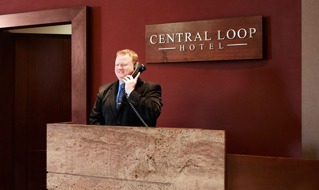 Central Loop Hotel Lobby