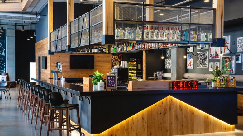 <b>Moxy Minneapolis Downtown Lobby</b>. Images powered by <a href="https://www.leonardoworldwide.com/" title="Leonardo Worldwide" target="_blank">Leonardo</a>.