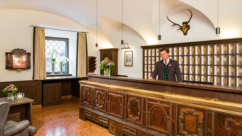 <b>Hotel Goldener Hirsch, Luxury Collection Lobby</b>. Images powered by <a href="https://www.leonardoworldwide.com/" title="Leonardo Worldwide" target="_blank">Leonardo</a>.