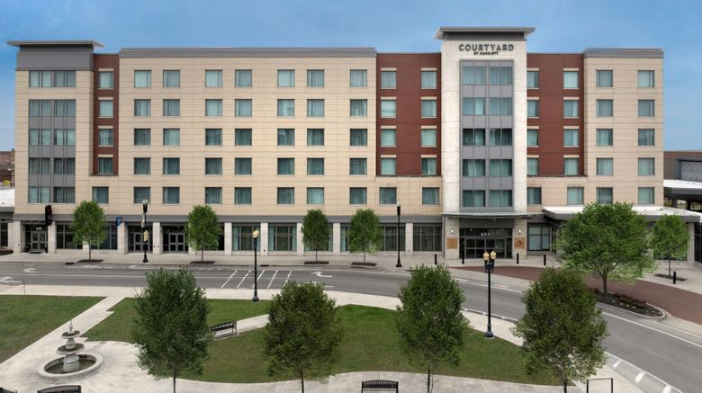 Courtyard Muncie at Horizon Conv Ctr Exterior. Images powered by <a href="https://www.leonardoworldwide.com" target="_blank" rel="noopener">Leonardo</a>.