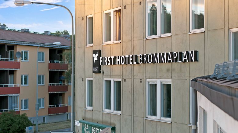 <b>First Hotel Brommaplan Exterior</b>. Images powered by <a href="https://www.leonardoworldwide.com/" title="Leonardo Worldwide" target="_blank">Leonardo</a>.