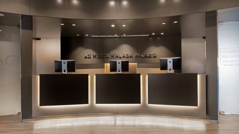 <b>AC Malaga Palacio Lobby</b>. Images powered by <a href="https://www.leonardoworldwide.com/" title="Leonardo Worldwide" target="_blank">Leonardo</a>.