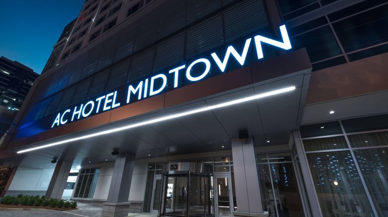 <b>AC Hotel Atlanta Midtown Exterior</b>. Images powered by <a href="https://www.leonardoworldwide.com/" title="Leonardo Worldwide" target="_blank">Leonardo</a>.
