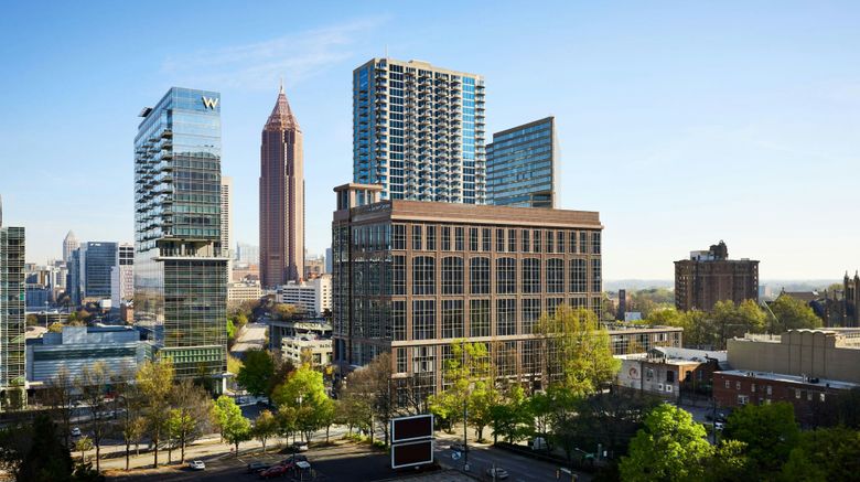 <b>aloft Atlanta Downtown Exterior</b>. Images powered by <a href="https://www.leonardoworldwide.com/" title="Leonardo Worldwide" target="_blank">Leonardo</a>.