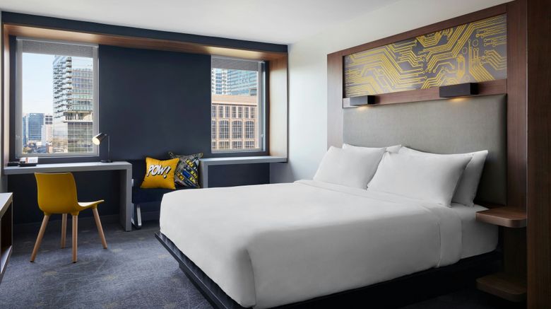 <b>aloft Atlanta Downtown Room</b>. Images powered by <a href="https://www.leonardoworldwide.com/" title="Leonardo Worldwide" target="_blank">Leonardo</a>.