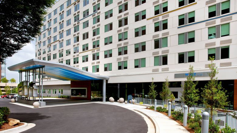 <b>aloft Atlanta Downtown Exterior</b>. Images powered by <a href="https://www.leonardoworldwide.com/" title="Leonardo Worldwide" target="_blank">Leonardo</a>.