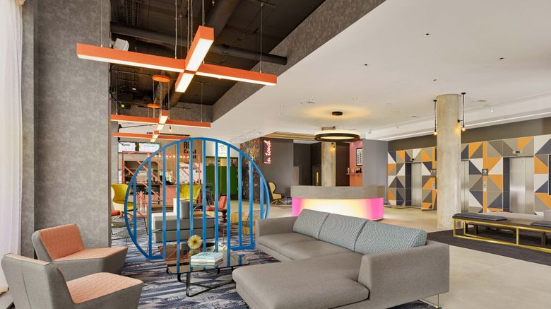 <b>Aloft Birmingham Eastside Lobby</b>. Images powered by <a href="https://www.leonardoworldwide.com/" title="Leonardo Worldwide" target="_blank">Leonardo</a>.