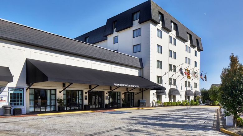 <b>Annapolis Waterfront Hotel Exterior</b>. Images powered by <a href="https://www.leonardoworldwide.com/" title="Leonardo Worldwide" target="_blank">Leonardo</a>.