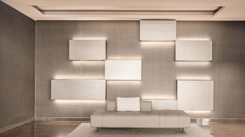<b>AC Hotel Barcelona L'Illa Diagonal Lobby</b>. Images powered by <a href="https://www.leonardoworldwide.com/" title="Leonardo Worldwide" target="_blank">Leonardo</a>.