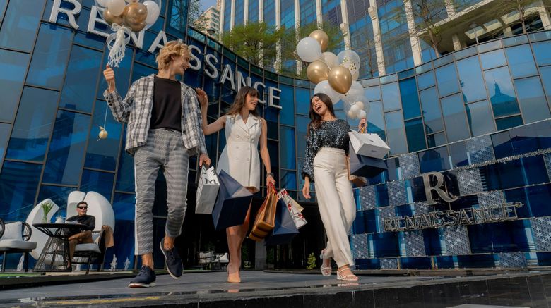 <b>Renaissance Bangkok Ratchaprasong Hotel Exterior</b>. Images powered by <a href="https://www.leonardoworldwide.com/" title="Leonardo Worldwide" target="_blank">Leonardo</a>.