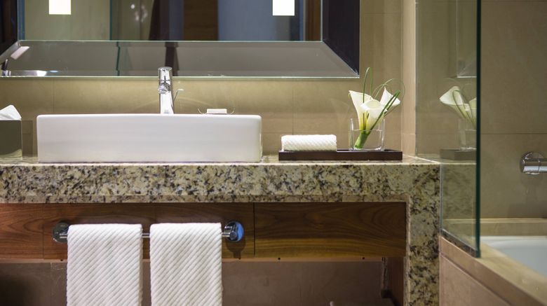 <b>Renaissance Cairo Mirage City Hotel Room</b>. Images powered by <a href="https://www.leonardoworldwide.com/" title="Leonardo Worldwide" target="_blank">Leonardo</a>.