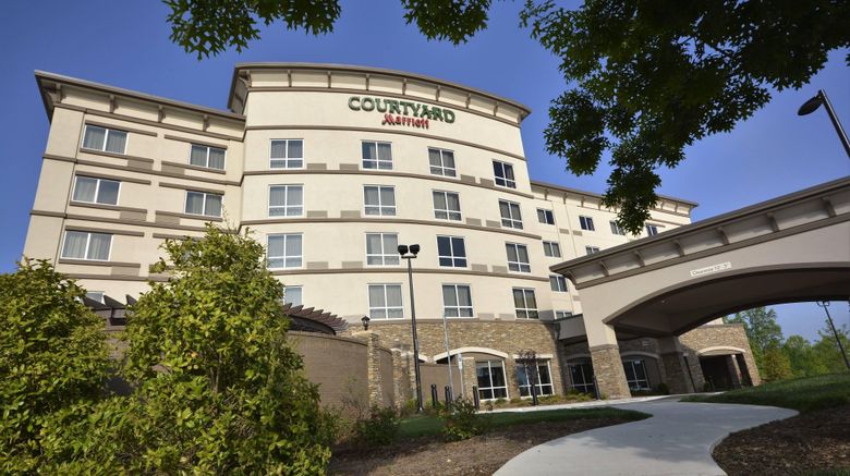 Courtyard by Marriott Asheville Airport Exterior. Images powered by <a href="https://www.leonardoworldwide.com" target="_blank" rel="noopener">Leonardo</a>.