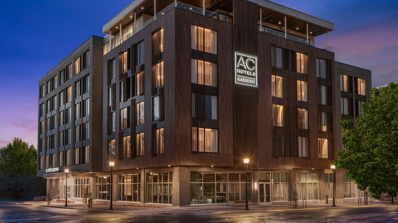 <b>AC Hotel Bozeman Downtown Exterior</b>. Images powered by <a href="https://www.leonardoworldwide.com/" title="Leonardo Worldwide" target="_blank">Leonardo</a>.