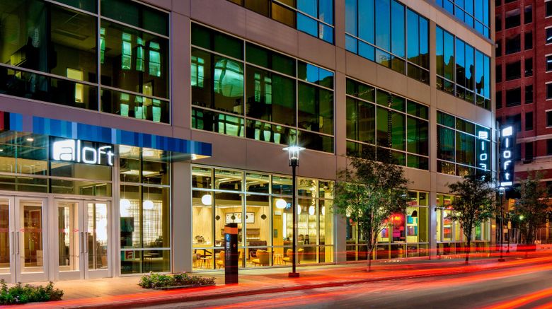 Aloft Fort Worth Downtown Exterior. Images powered by <a href="https://www.leonardoworldwide.com" target="_blank" rel="noopener">Leonardo</a>.