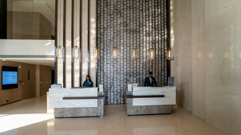 <b>Courtyard Vadodara Lobby</b>. Images powered by <a href="https://www.leonardoworldwide.com/" title="Leonardo Worldwide" target="_blank">Leonardo</a>.