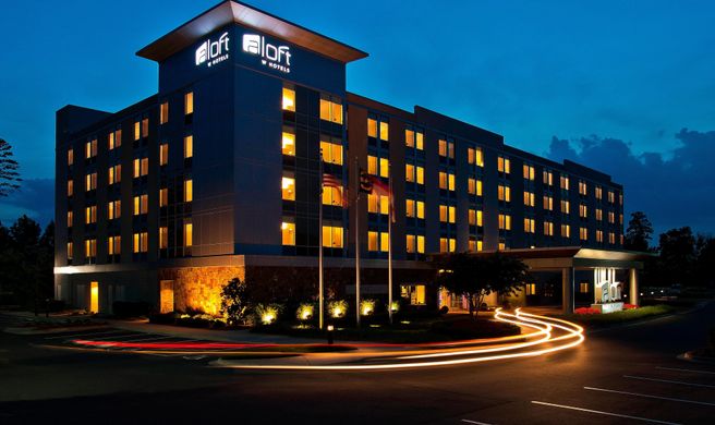 Aloft Charlotte Ballantyne Exterior