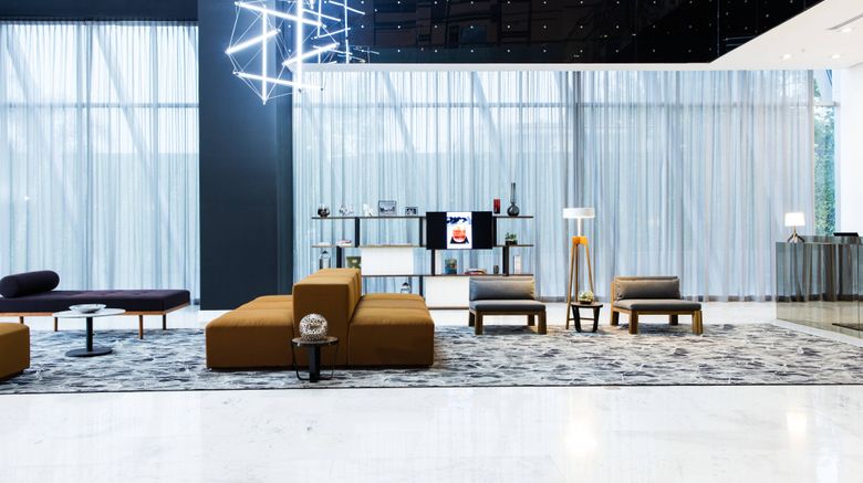 <b>AC Hotel by Marriott Guadalajara Lobby</b>. Images powered by <a href="https://www.leonardoworldwide.com/" title="Leonardo Worldwide" target="_blank">Leonardo</a>.