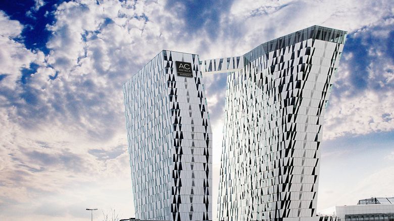 AC Hotel Bella Sky Copenhagen Exterior. Images powered by <a href="https://www.leonardoworldwide.com" target="_blank" rel="noopener">Leonardo</a>.