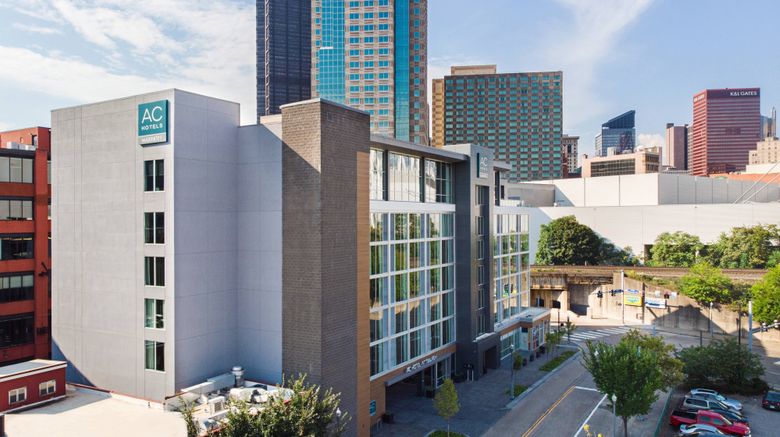 <b>AC Hotel By Marriott Pittsburgh Downtown Exterior</b>. Images powered by <a href="https://www.leonardoworldwide.com/" title="Leonardo Worldwide" target="_blank">Leonardo</a>.