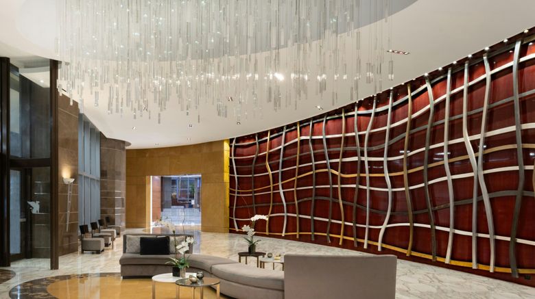 <b>JW Marriott Marquis Miami Lobby</b>. Images powered by <a href="https://www.leonardoworldwide.com/" title="Leonardo Worldwide" target="_blank">Leonardo</a>.