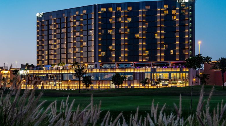 <b>Aloft Dubai Creek Exterior</b>. Images powered by <a href="https://www.leonardoworldwide.com/" title="Leonardo Worldwide" target="_blank">Leonardo</a>.