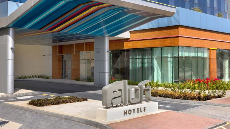 Aloft Al Mina Dubai Exterior. Images powered by <a href="https://www.leonardoworldwide.com" target="_blank" rel="noopener">Leonardo</a>.