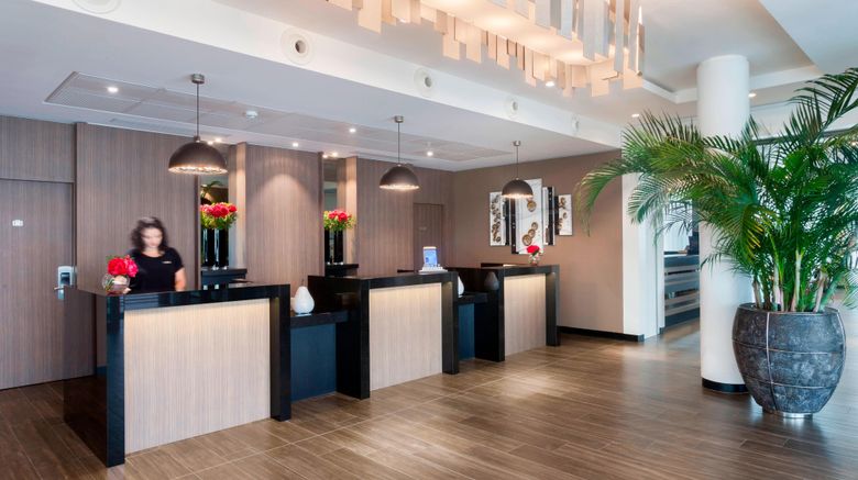 <b>AC Hotel Paris Le Bourget Airport Lobby</b>. Images powered by <a href="https://www.leonardoworldwide.com/" title="Leonardo Worldwide" target="_blank">Leonardo</a>.