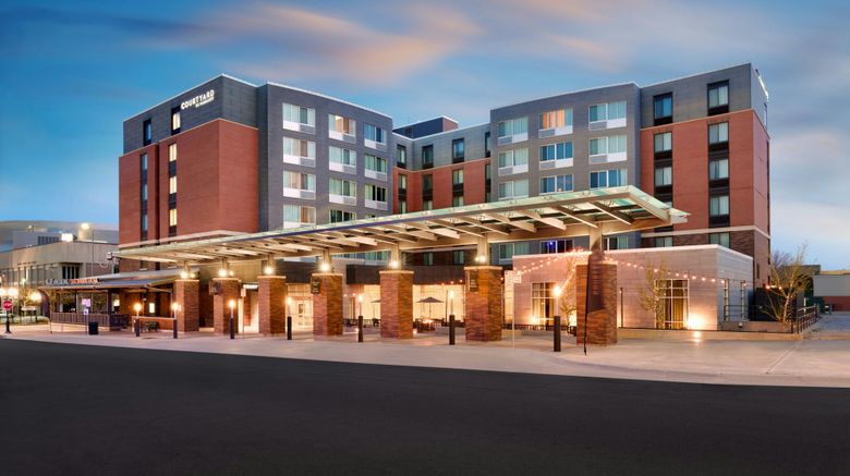 Courtyard by Marriott Lincoln Downtown Exterior. Images powered by <a href="https://www.leonardoworldwide.com" target="_blank" rel="noopener">Leonardo</a>.