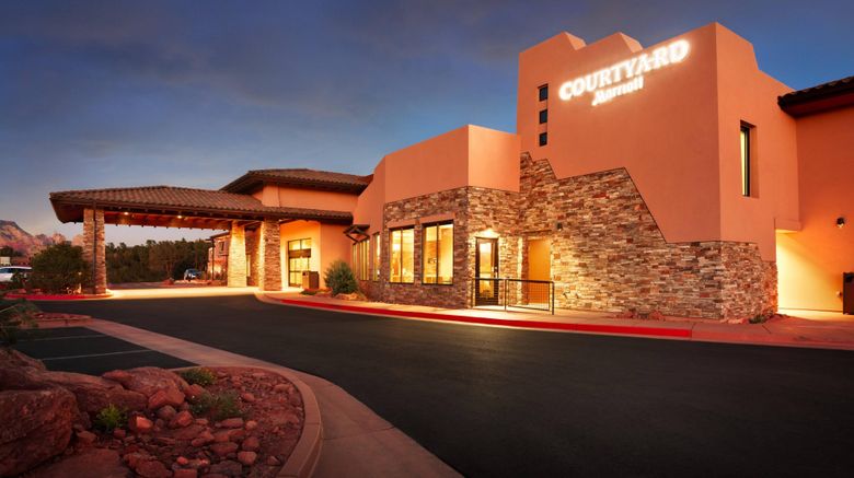 Courtyard Sedona Exterior. Images powered by <a href="https://www.leonardoworldwide.com" target="_blank" rel="noopener">Leonardo</a>.