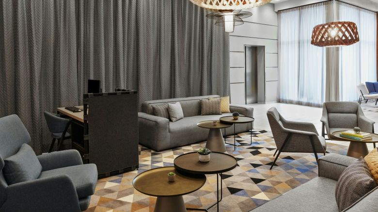 <b>Courtyard by Marriott Munich City East Lobby</b>. Images powered by <a href="https://www.leonardoworldwide.com/" title="Leonardo Worldwide" target="_blank">Leonardo</a>.