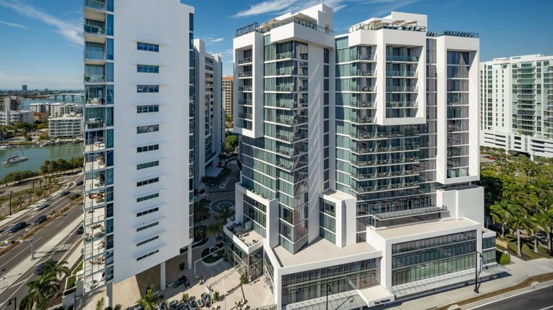 The Westin Sarasota Exterior. Images powered by <a href="https://www.leonardoworldwide.com" target="_blank" rel="noopener">Leonardo</a>.