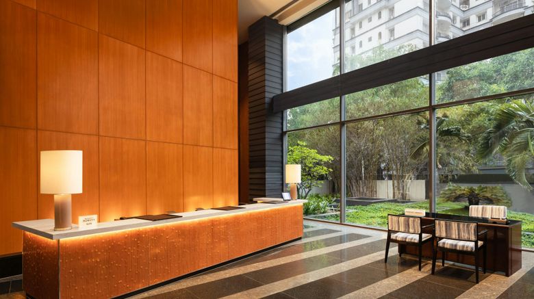 <b>Courtyard by Marriott, Hyderabad Lobby</b>. Images powered by <a href="https://www.leonardoworldwide.com/" title="Leonardo Worldwide" target="_blank">Leonardo</a>.