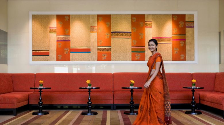<b>Courtyard by Marriott, Hyderabad Lobby</b>. Images powered by <a href="https://www.leonardoworldwide.com/" title="Leonardo Worldwide" target="_blank">Leonardo</a>.