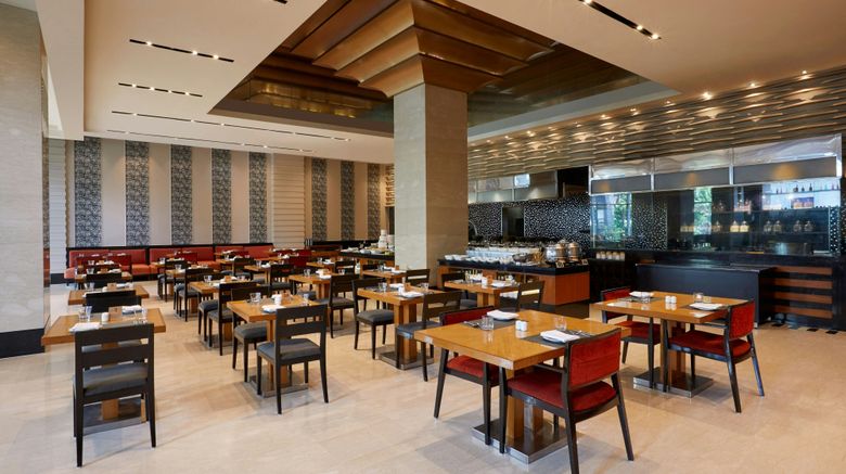<b>Courtyard by Marriott, Hyderabad Restaurant</b>. Images powered by <a href="https://www.leonardoworldwide.com/" title="Leonardo Worldwide" target="_blank">Leonardo</a>.