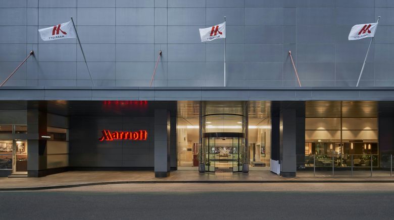 Melbourne Marriott Hotel Exterior. Images powered by <a href="https://www.leonardoworldwide.com" target="_blank" rel="noopener">Leonardo</a>.