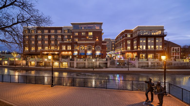 Hotel Indigo Naperville Riverwalk Exterior. Images powered by <a href="https://www.leonardoworldwide.com" target="_blank" rel="noopener">Leonardo</a>.
