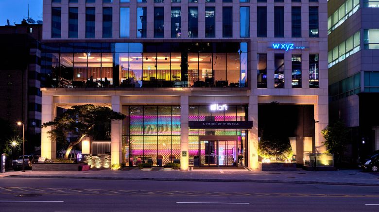 aloft Seoul Gangnam Exterior. Images powered by <a href="https://www.leonardoworldwide.com" target="_blank" rel="noopener">Leonardo</a>.