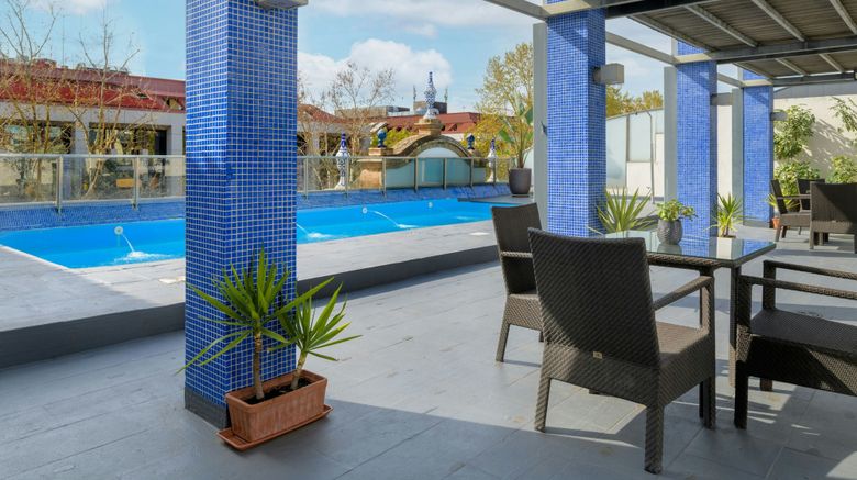 <b>AC Hotel Ciudad de Sevilla Pool</b>. Images powered by <a href="https://www.leonardoworldwide.com/" title="Leonardo Worldwide" target="_blank">Leonardo</a>.