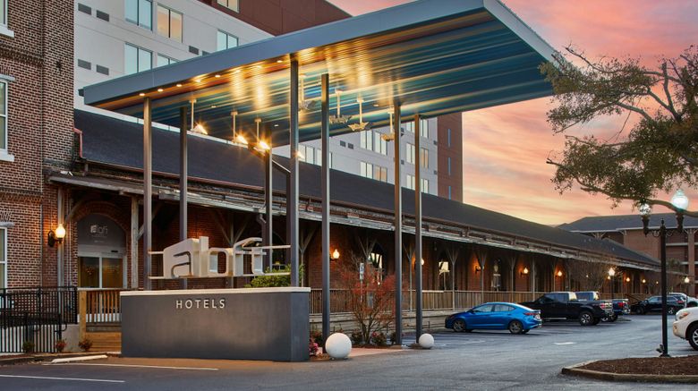 <b>aloft Wilmington at Coastline Center Exterior</b>. Images powered by <a href="https://www.leonardoworldwide.com/" title="Leonardo Worldwide" target="_blank">Leonardo</a>.