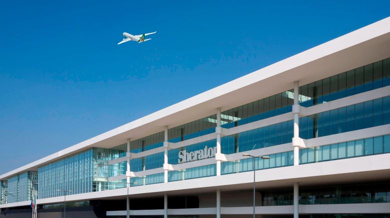 Sheraton Milan Malpensa Hotel  and  Conf Ctr Exterior. Images powered by <a href="https://www.leonardoworldwide.com" target="_blank" rel="noopener">Leonardo</a>.