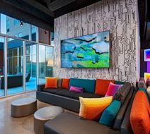 Aloft Waco Downtown Lobby